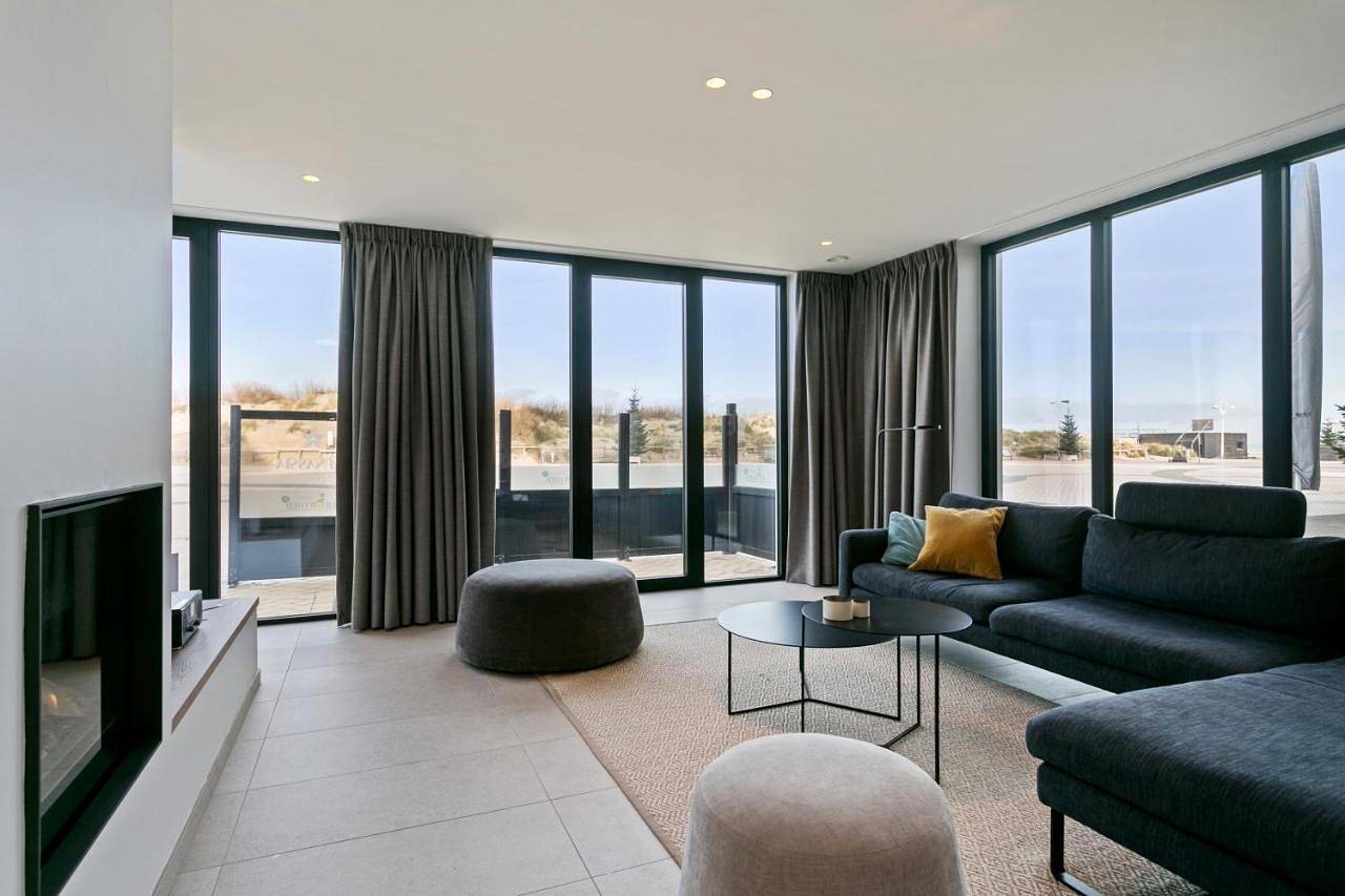 Geheel appartement, Vloed in De Panne, Belgische Kust