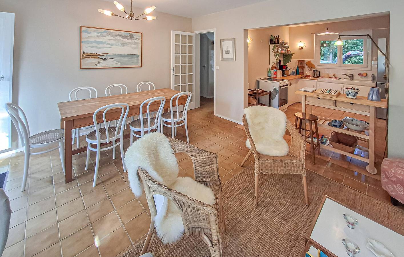 Appartement confortable près de la plage de Raguenès avec parking et jardin in Névez, Côte de Cornouaille