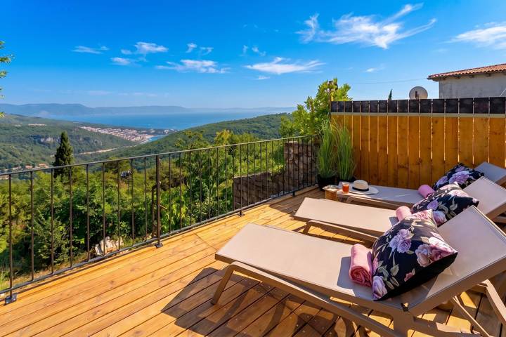 Ferienhaus für 6 Personen, mit Meerblick und Terrasse - 1