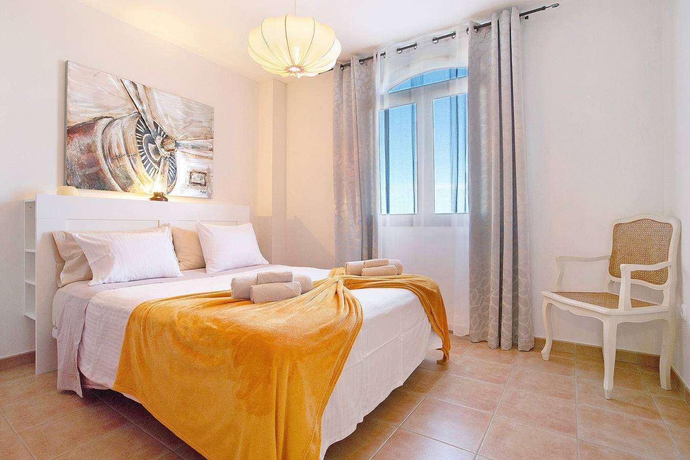 Ganze Wohnung, Ferienwohnung 'Vista De Lobos' mit Meerblick, Balkon und Wlan in Geafond, La Oliva