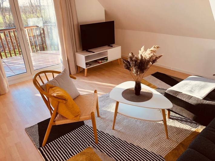 Ferienwohnung für 4 Personen, mit Balkon und Garten sowie Ausblick in Garz/Rügen - 4
