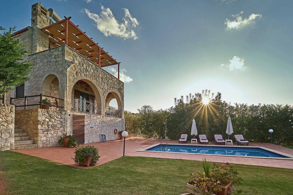 Privater Pool ★ Steinvilla ★ Meerblick in Chania und Umgebung