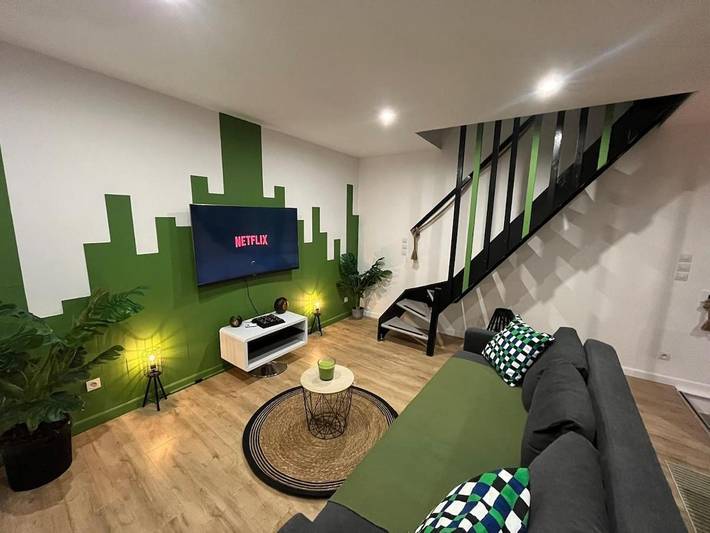 Appartement de vacances pour 6 personnes, avec vue et jardin