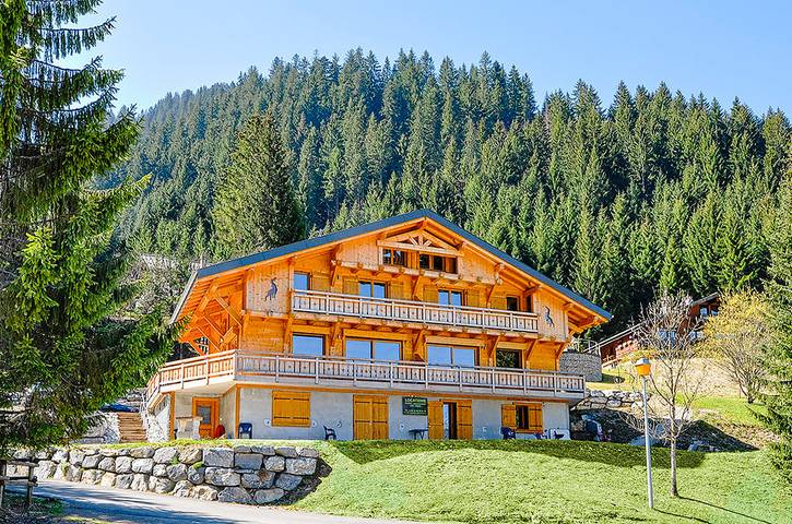 Maison de vacances pour 28 personnes, avec Balcon et Terrasse ainsi que Sauna et Vue à Chatel