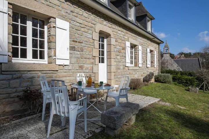 Location de vacances pour 7 personnes, avec jardin dans Port Manec’h