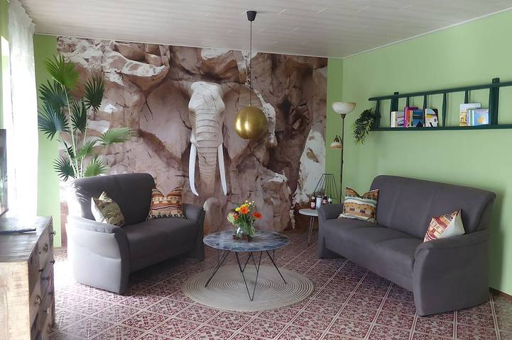 Ferienwohnung für 5 Personen, mit Pool und Garten in Eggesin