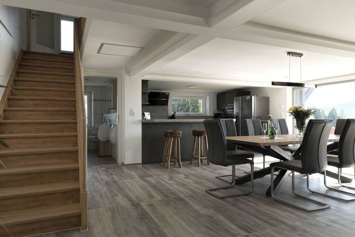 Ferienwohnung für 10 Personen, mit Garten und Whirlpool sowie Terrasse und Sauna in Buchenberg - 4