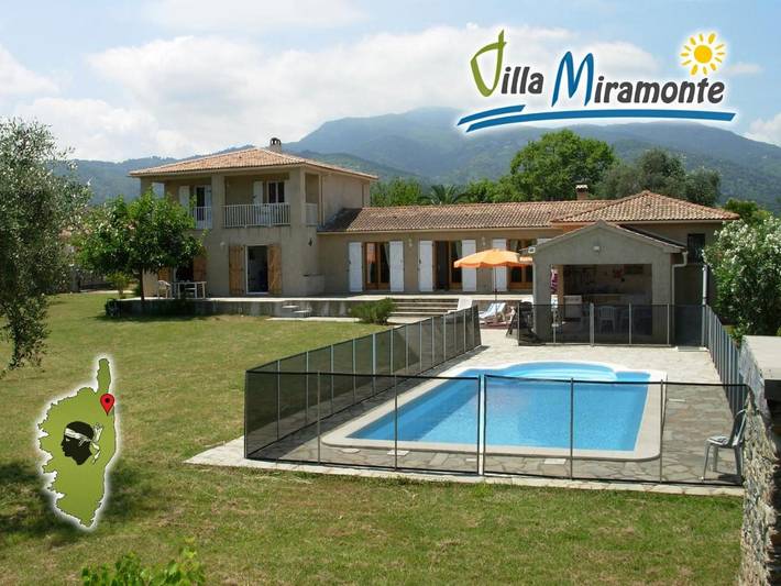 Location de vacances pour 3 personnes, avec jardin ainsi que piscine et vue à Venzolasca - 2