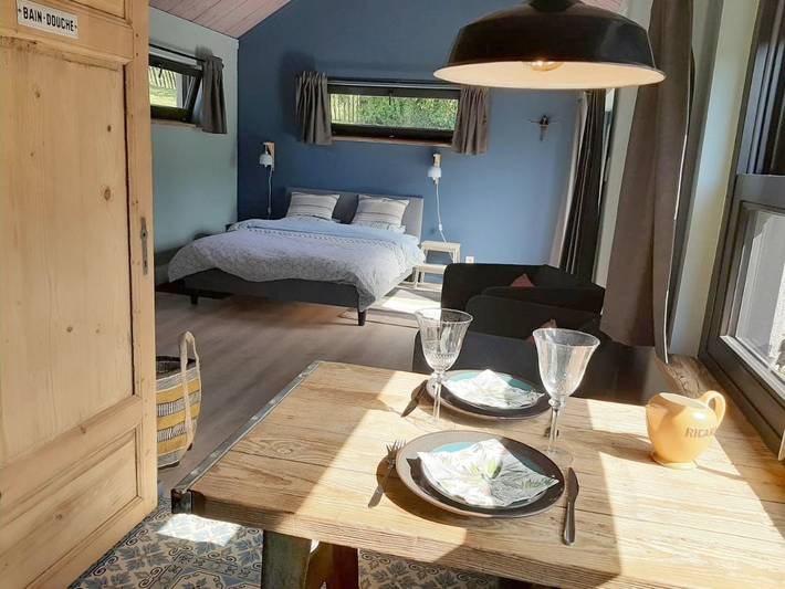 Gîte pour 2 personnes, avec jardin ainsi que vue et terrasse dans Bomal - 2