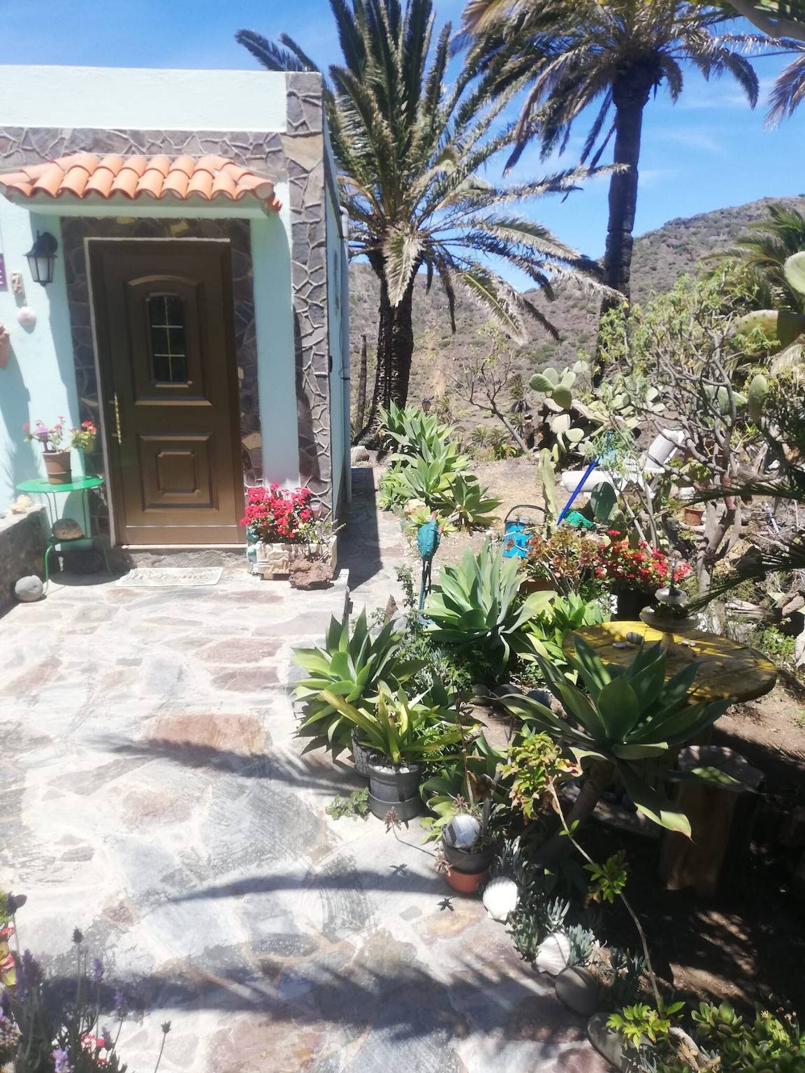 Ferienhaus „Casa Grenado“ mit Meerblick, privatem Balkon und Wlan in Tazo, Vallehermoso