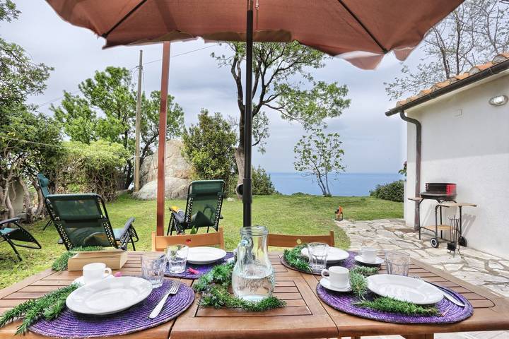 Ferienhaus mit Meerblick für 6 Personen, mit Garten in der Toskana - 2