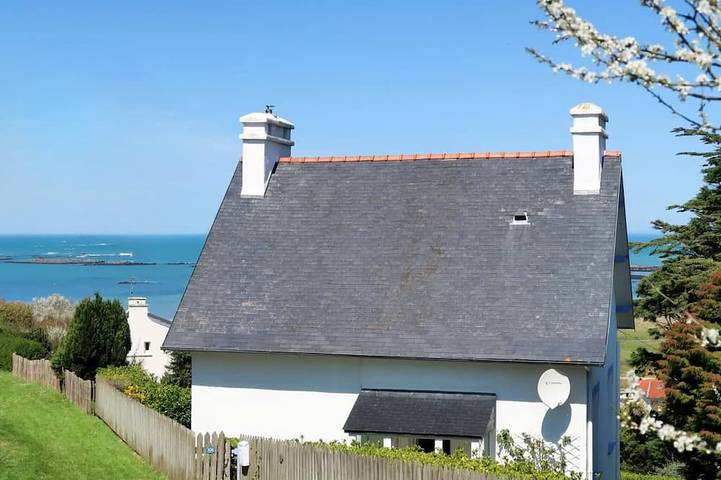 Location de vacances pour 5 personnes, avec Balcon et Jardin dans Plage Vougot Plouguerneau