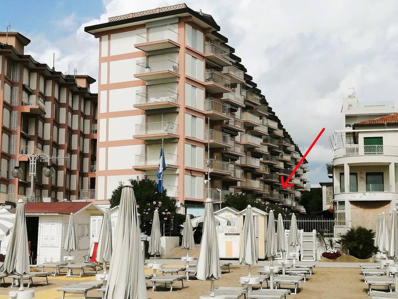 Ganze Wohnung, Apartment 'Mareva 3 Zimmer am Meer' mit Meerblick, privater Terrasse und Wlan in Lido di Jesolo, Jesolo