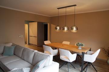 Ferienwohnung für 4 Personen, mit Terrasse und Garten, mit Haustier in Hage