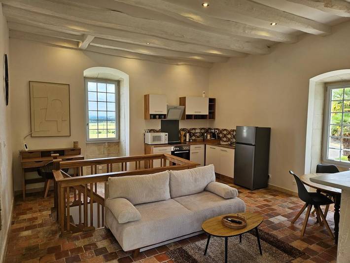 Chalet pour 4 personnes, avec Terrasse ainsi que Jardin et Vue