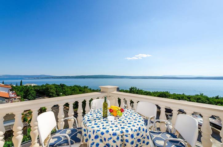 Gîte pour 4 personnes, avec balcon et jardin, adapté aux familles dans Baie de Kvarner - 2