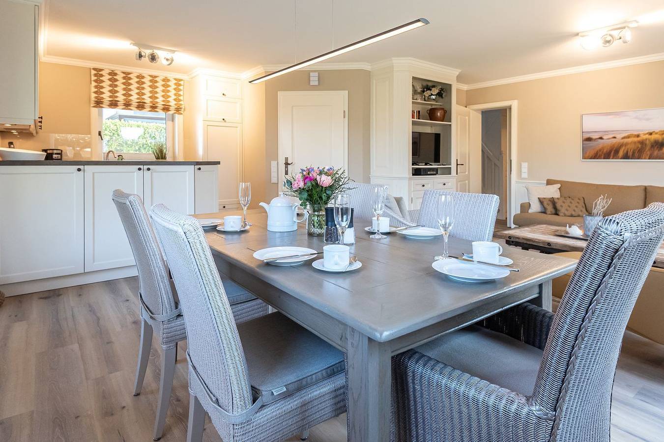 Ganze Wohnung, Helle 3-Zimmerwohnung auf ca. 70 m² für bis zu 4 Personen in Westerland, Sylt (Gemeinde)
