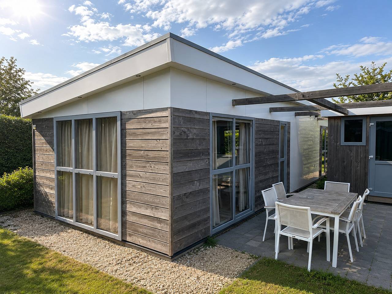 Europarcs Poort van Zeeland — Pavilion 4+2 in Hellevoetsluis, Niederländische Nordsee
