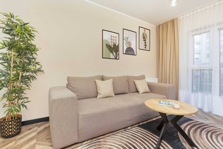 Apartment for 6 people, with terrace, with pets in Gdansk