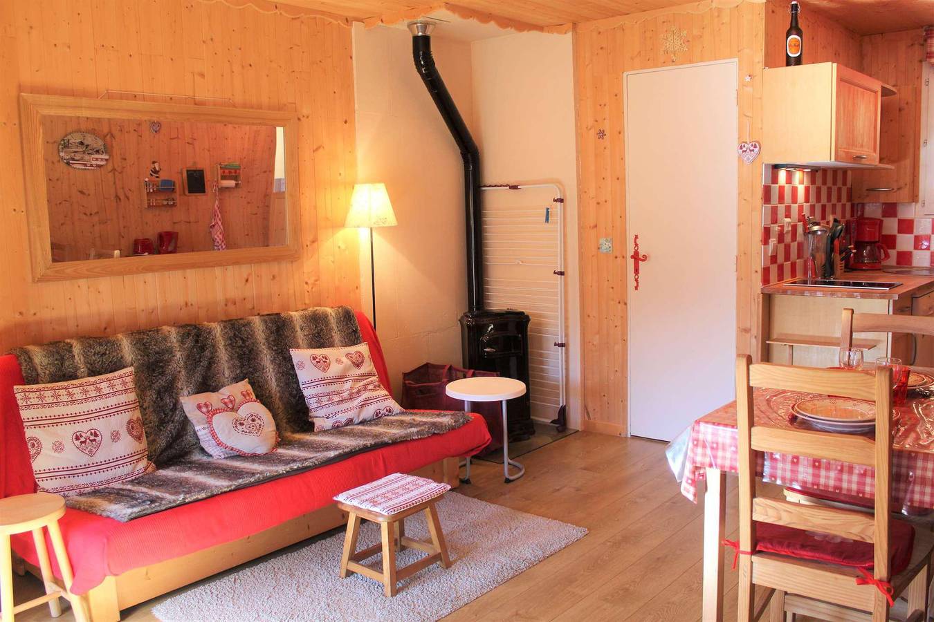 Studio entier, Résidence le Sandrina - Studio 2 personnes (002) in Vars, Région de Briançon