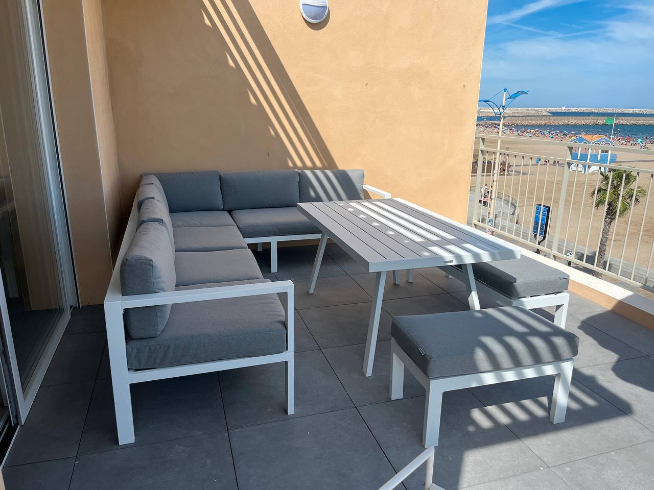 Ferienhaus 'Face À La Mer 3' mit Meerblick, privater Terrasse und Klimaanlage in Port-la-Nouvelle, Côte d'Améthyste