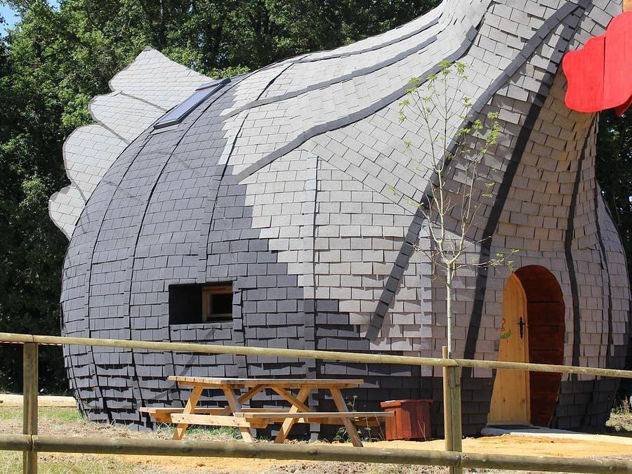 Camping Défiplanet' - Hébergement 6 personnes - Maison Poule in Dienné, Vienne (France)