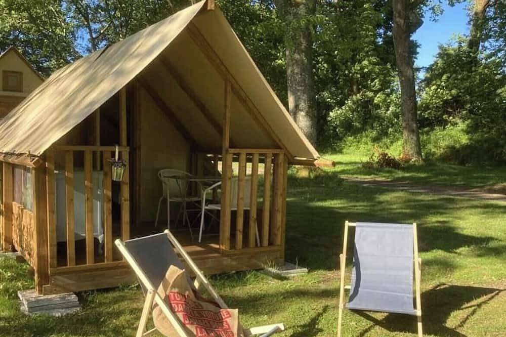 Zecamping 2 étoiles pataugeoire piscine chalet 6m2 2 pers in Fenouillet, Regionaler Naturpark Corbières-Fenouillèdes