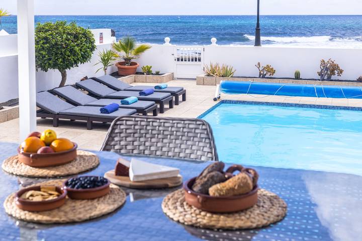 Ferienhaus für 6 Personen, mit Garten und Meerblick, kinderfreundlich auf Lanzarote - 2