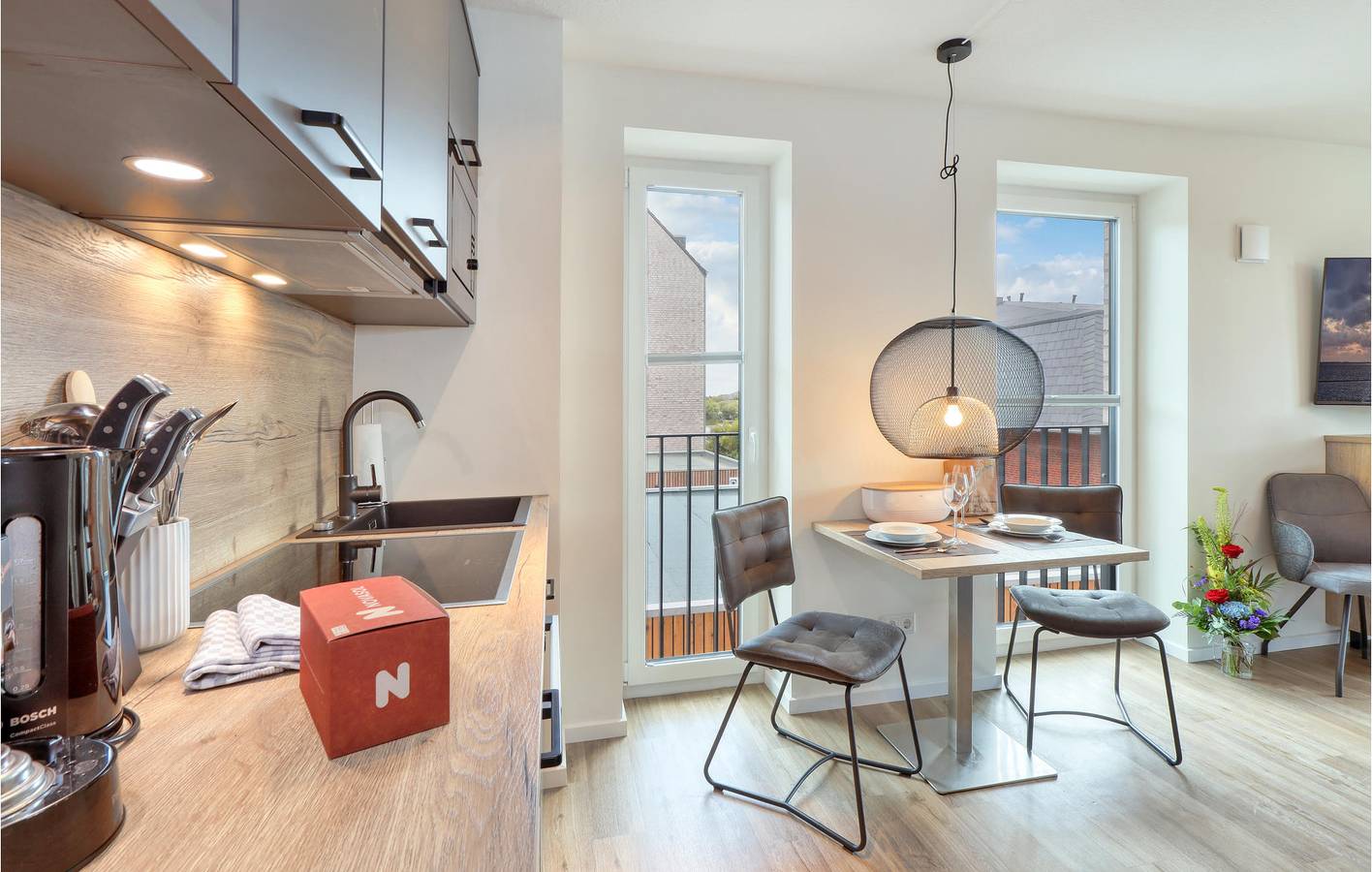 Ganze Ferienwohnung, 2km am Strand gelegene Wohnung mit WiFi in Nordstrand (Gemeinde), Nordstrand