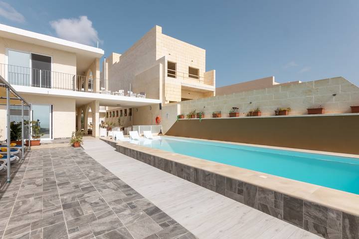 Hotel für 2 Personen, mit Pool und Terrasse sowie Meerblick, kinderfreundlich in Gozo - 2