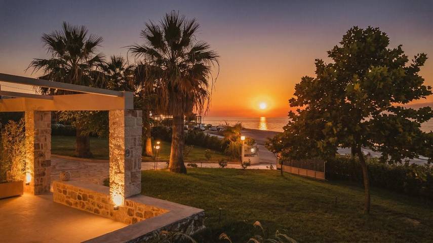 Ferienhaus für 6 Personen, mit Balkon und Terrasse sowie Garten und Ausblick