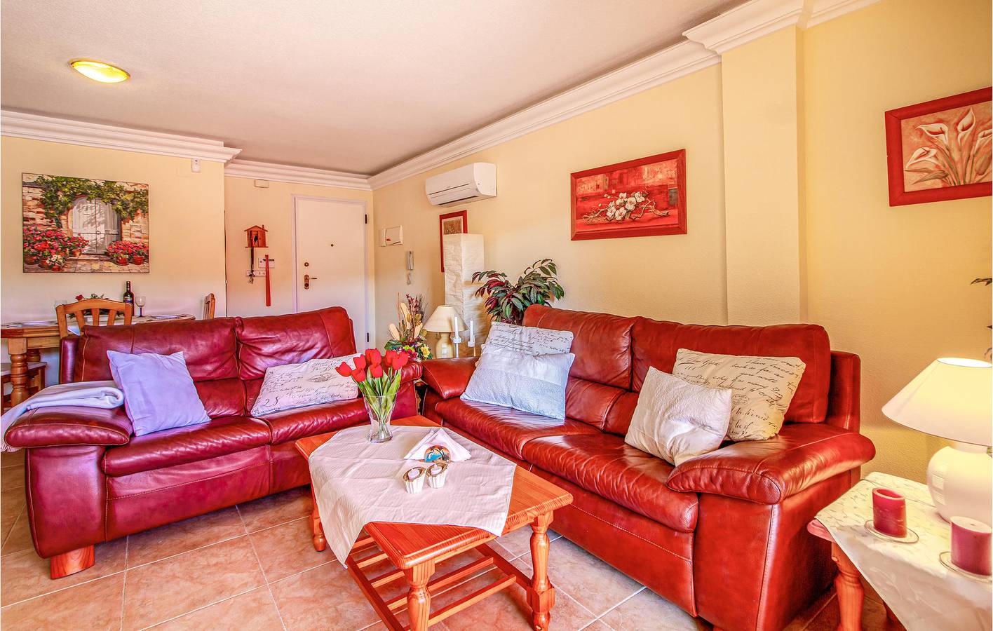 Entire holiday apartment, Sea View Apartment with Pool, Terrace & AC in Los Miradores del Puerto, San Javier