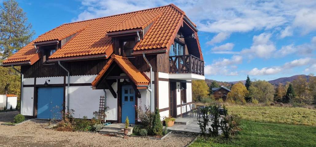 Domek letniskowy dla 5 osób, z widok i ogród w Bieszczady