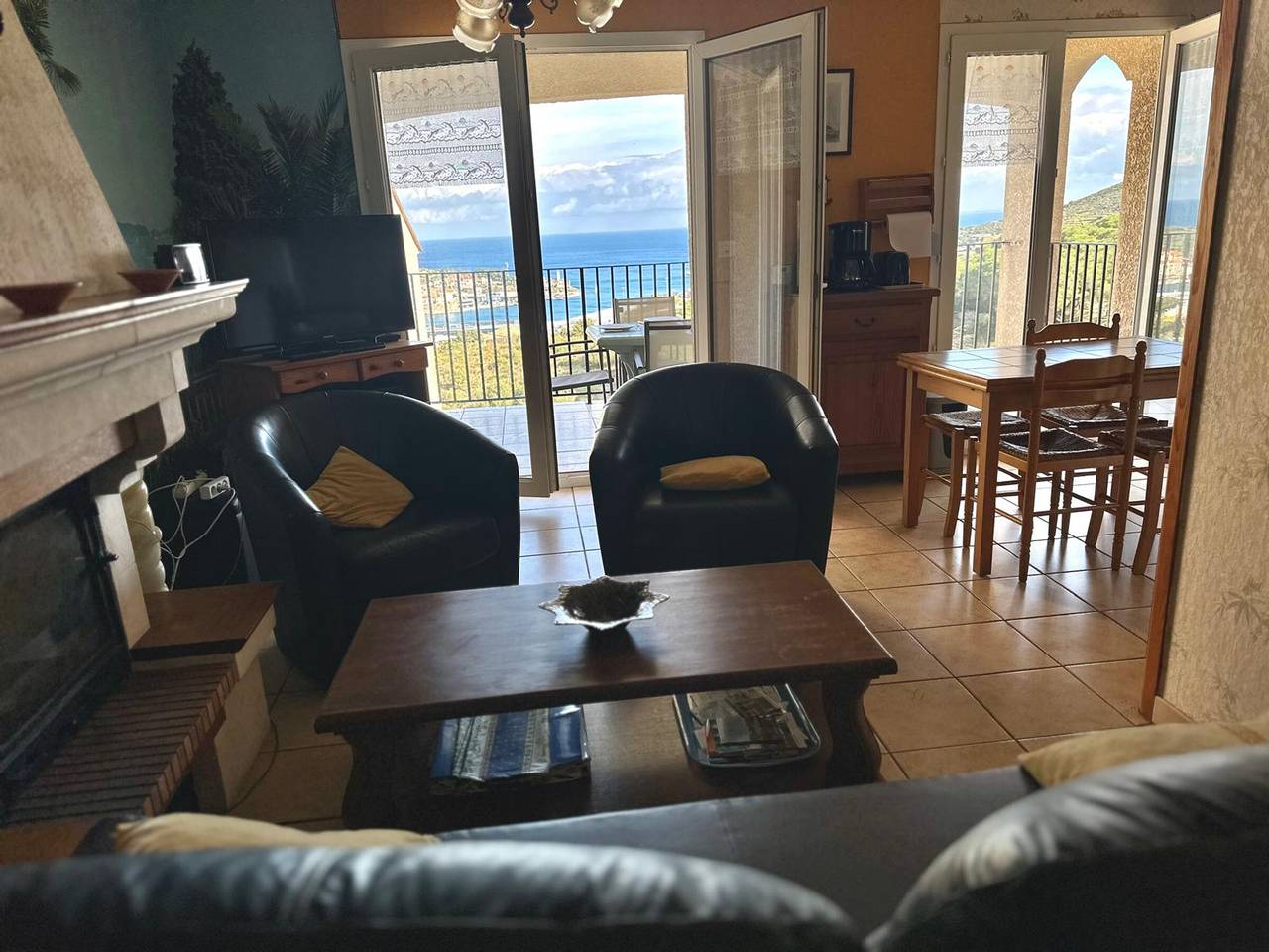 Maison familiale à Port-Vendres avec vue imprenable pour 6 personnes in Côte Vermeille, Port-Vendres