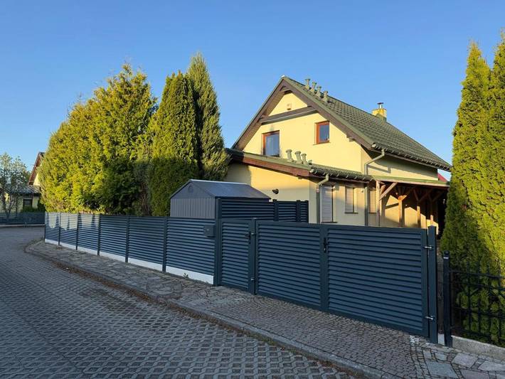Ferienhaus für 8 Personen, mit Terrasse und Garten sowie Sauna und Ausblick