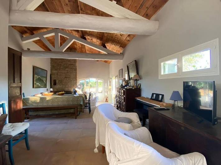 Location de vacances pour 8 personnes, avec jardin ainsi que vue et terrasse, animaux acceptés à Belvédère-Campomoro - 3