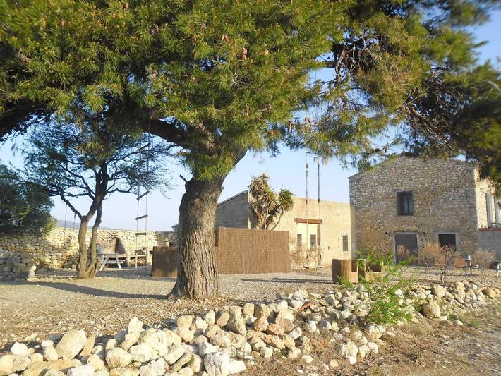 Location de vacances pour 4 personnes, avec vue sur le lac et jardin ainsi que piscine et vue à Fitou - 4