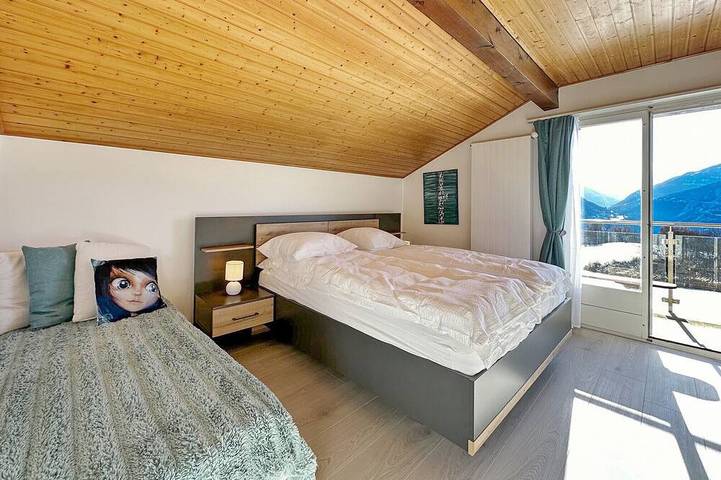 Gîte pour 5 personnes, avec balcon à Mollens - 2