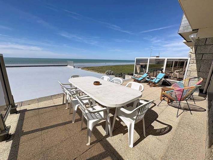 Location de vacances pour 6 personnes, avec terrasse à Jullouville