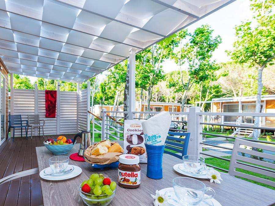 Camping Village Baia Azzurra - Bungalow 4 personen - Bungalow Fashion D in Castiglione della Pescaia, Grosseto Provinz