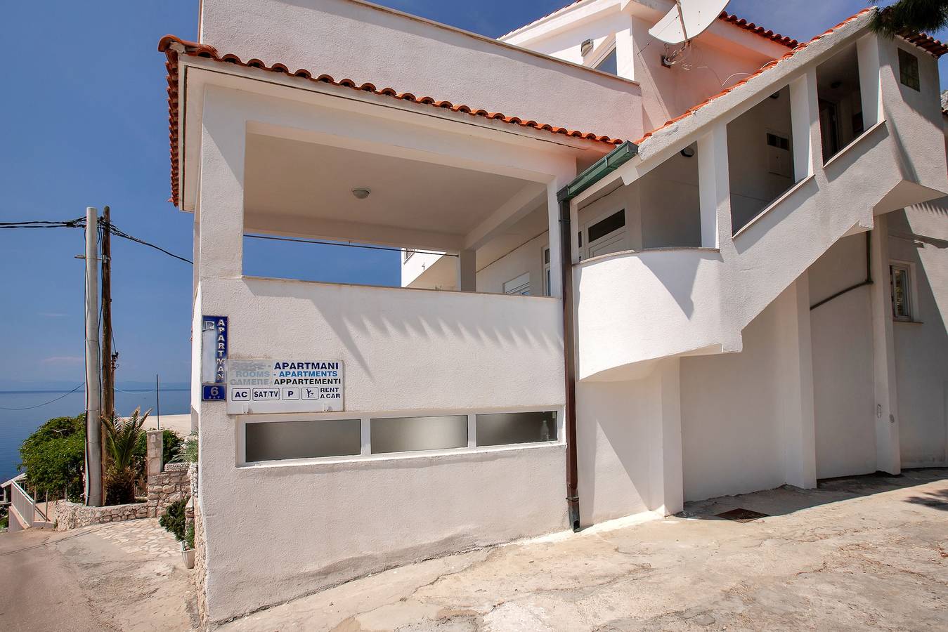 Ganze Wohnung, Studio Appartement mit Balkon und Meerblick Drasnice, Makarska As-2581-a in Drašnice, Makarska Riviera