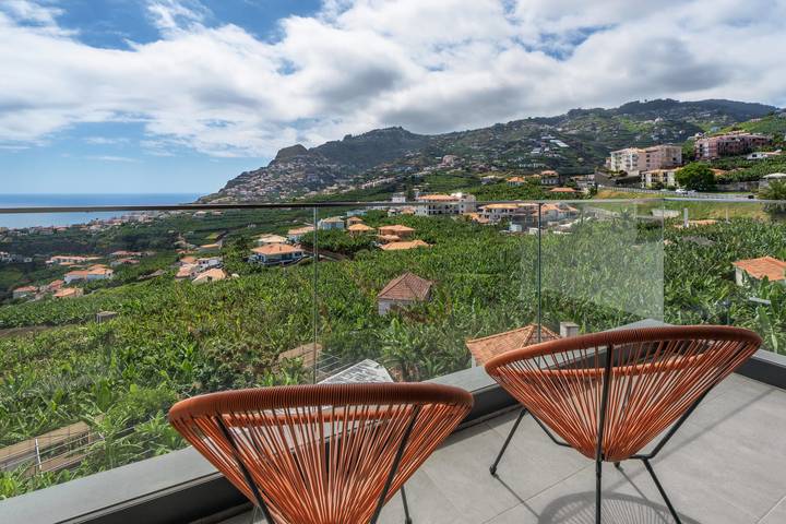 Gîte pour 4 personnes, avec balcon à Câmara de Lobos