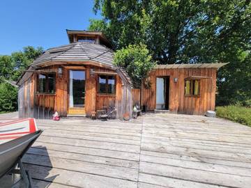 Gîte pour 3 personnes, avec terrasse ainsi que jardin et vue à Monclar-sur-Losse