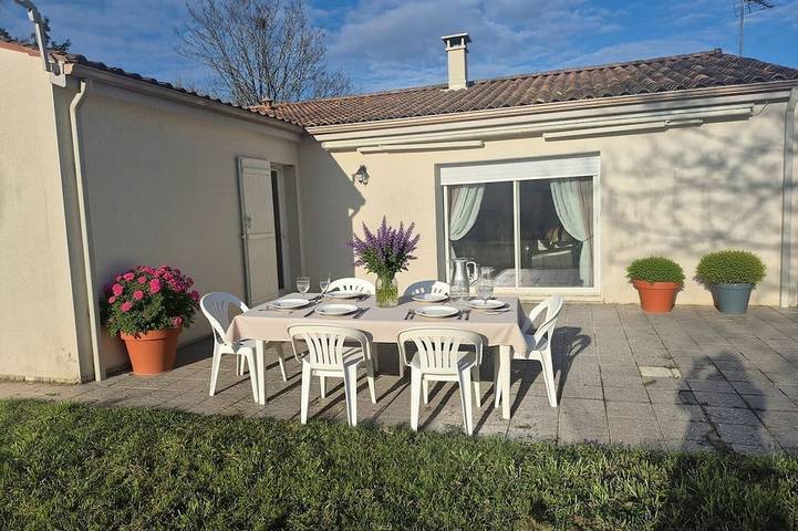 Location de vacances pour 14 personnes, animaux acceptés à Sainte-Radegonde (Charente-Maritime)