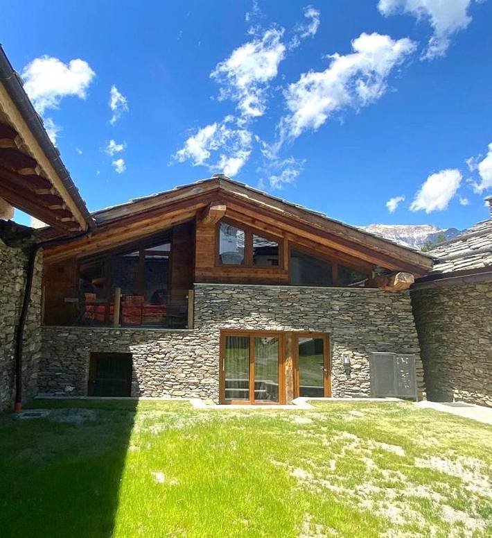 Gîte pour 7 personnes, avec Balcon ainsi que Terrasse et Vue à Oulx - 4