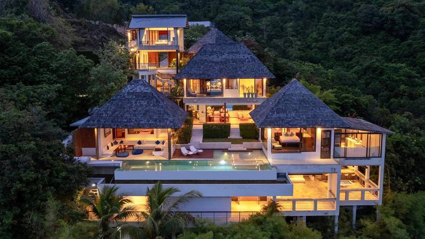 Villa pour 6 personnes, avec jardin ainsi que vue et piscine