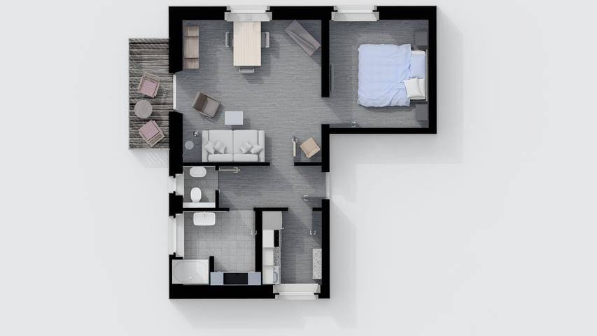 Ferienwohnung für 3 Personen, mit Garten in Bad Lauterberg - 3