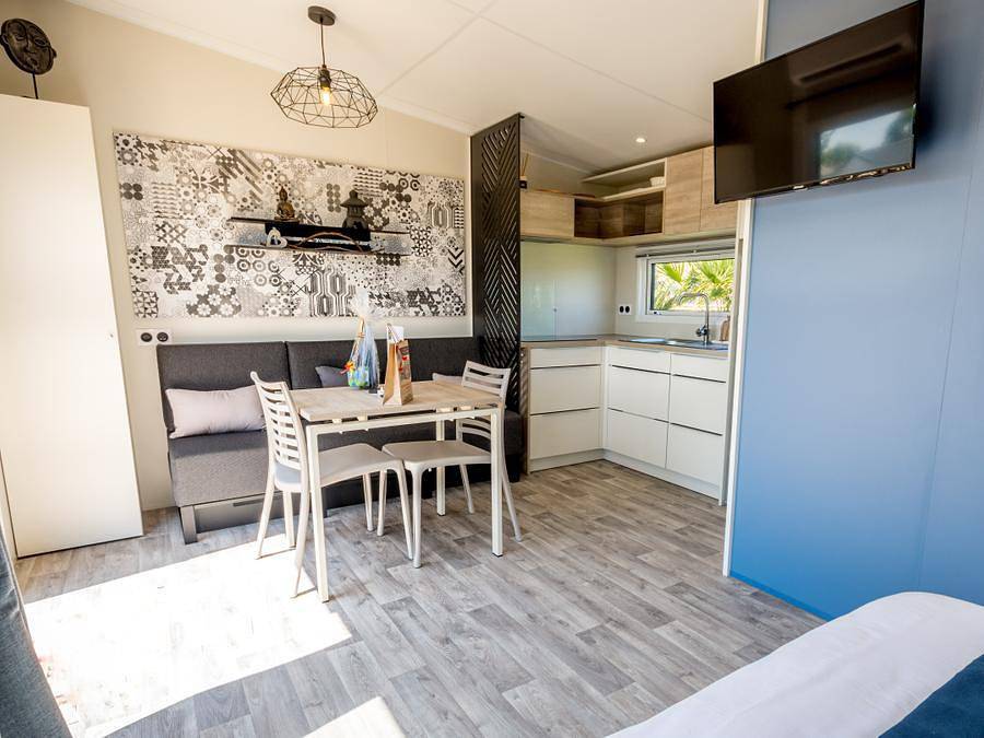 Camping Mv Resort - Mobilhome 2 personnes - Eden -Luxe in Langrune-sur-Mer, Région de Caen