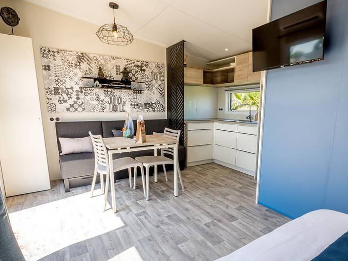 Camping Mv Resort - Mobilheim 2 personen - Eden -Luxe in Langrune-sur-Mer, Caen und Umgebung