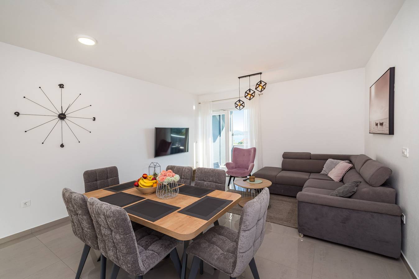 Ganze Wohnung, Apartment Vista Mare 1 mit beheiztem Pool in Sveti Filip i Jakov, Općina Sveti Filip i Jakov